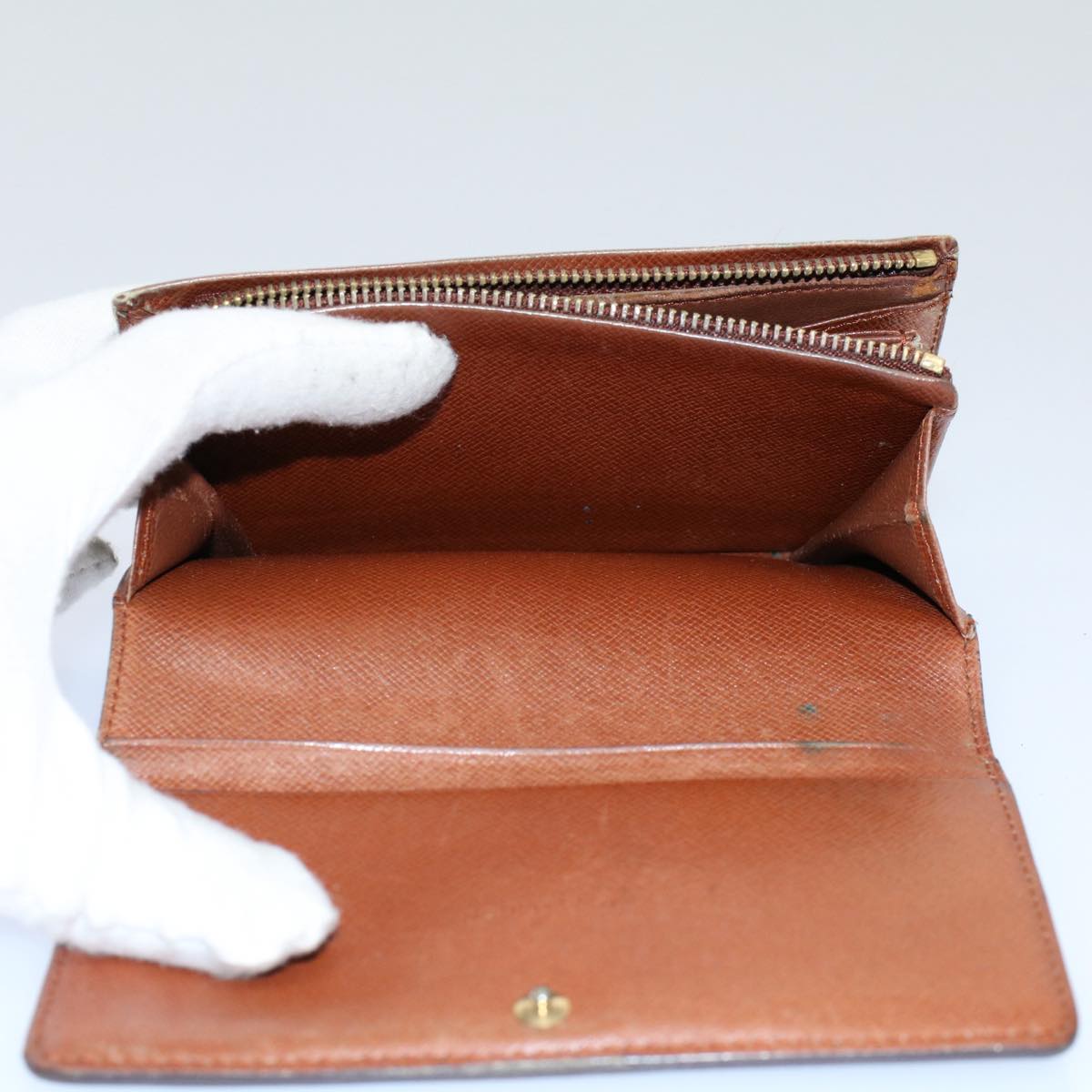 LOUIS VUITTON Monogram Epi Wallet 10set Red LV 54091