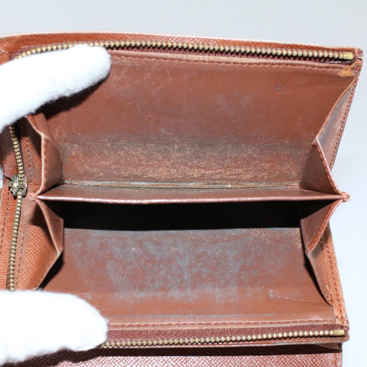 LOUIS VUITTON Monogram Epi Wallet 10set Red LV 54091