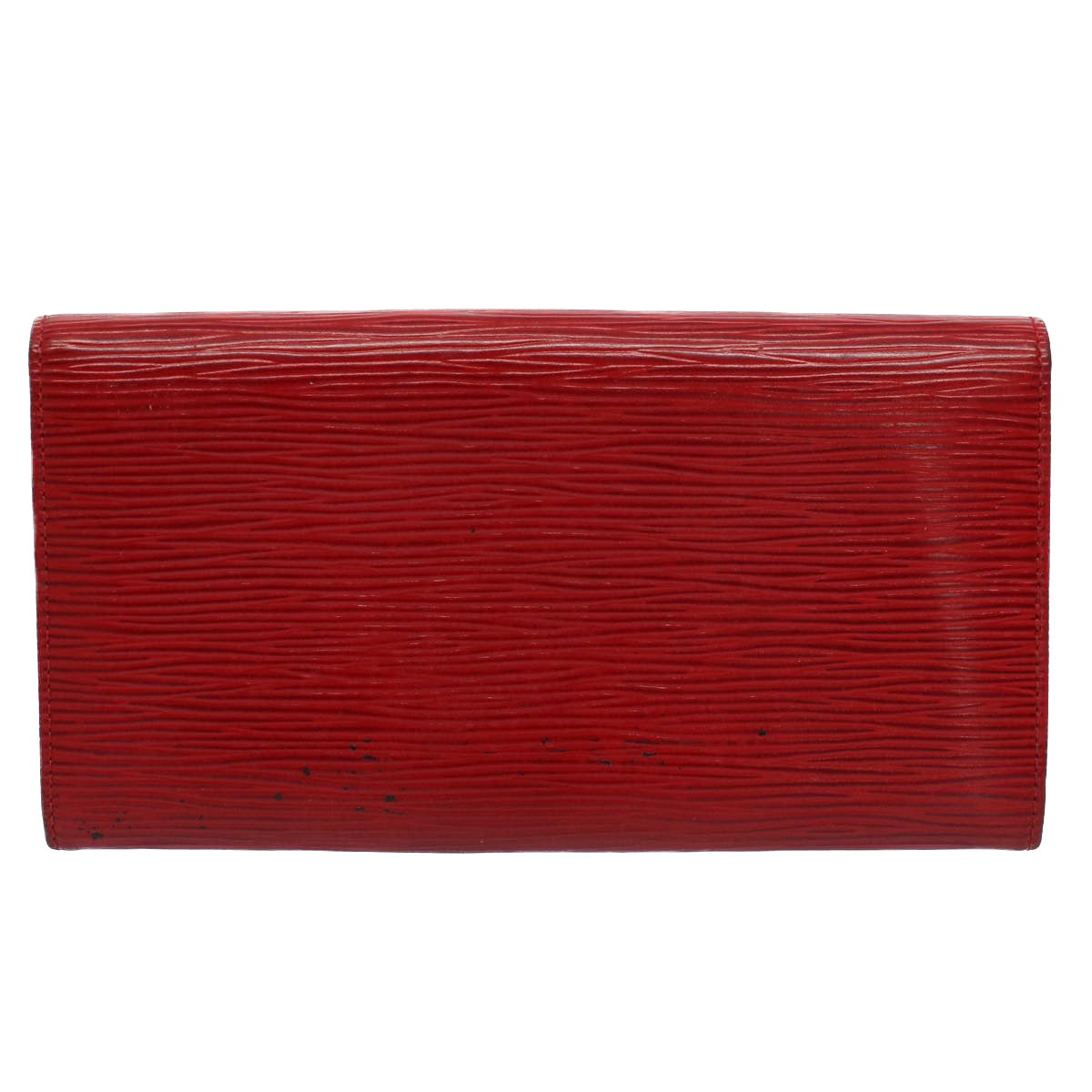 LOUIS VUITTON Monogram Epi Wallet 10set Red LV 54091