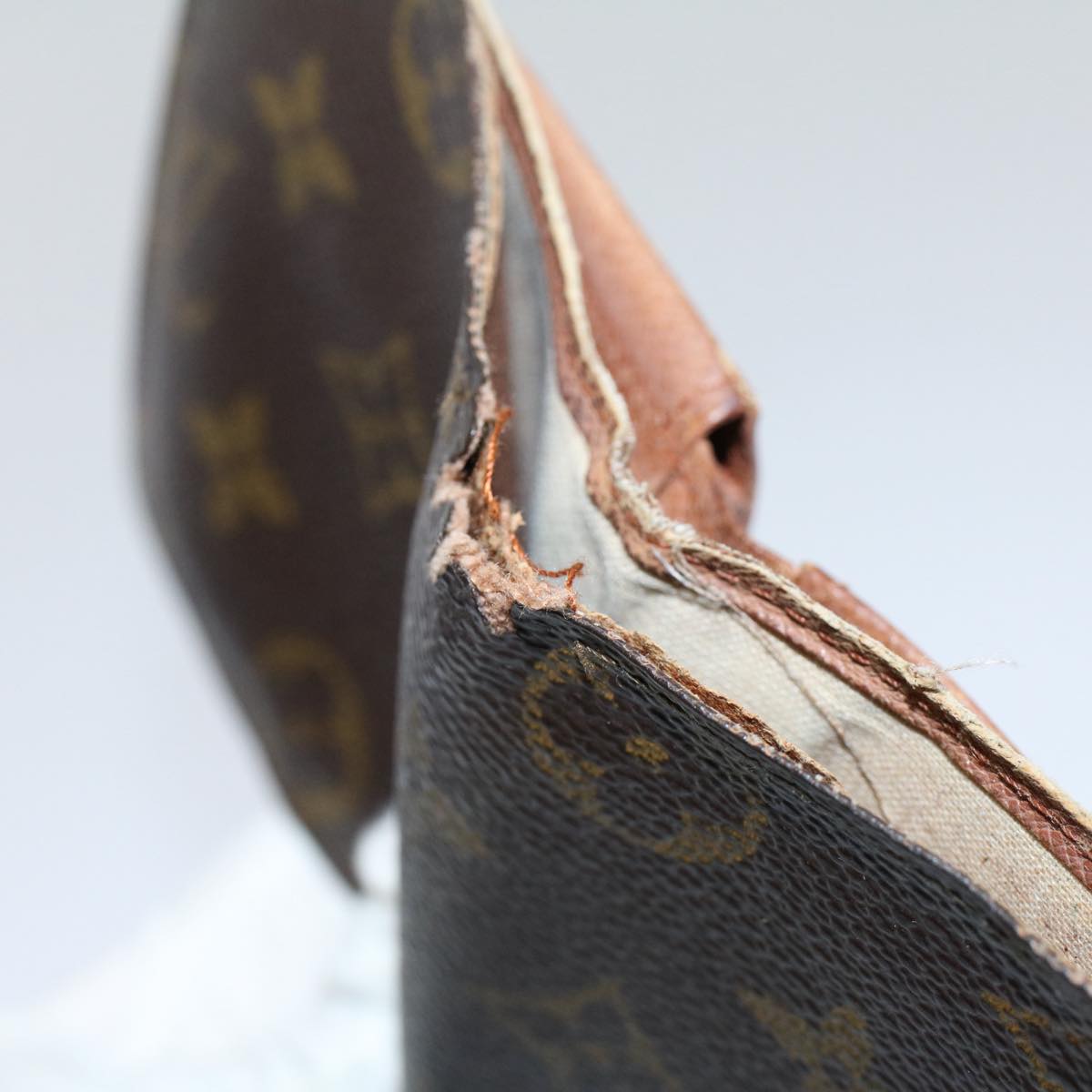 LOUIS VUITTON Monogram Epi Wallet 10set Red LV 54091