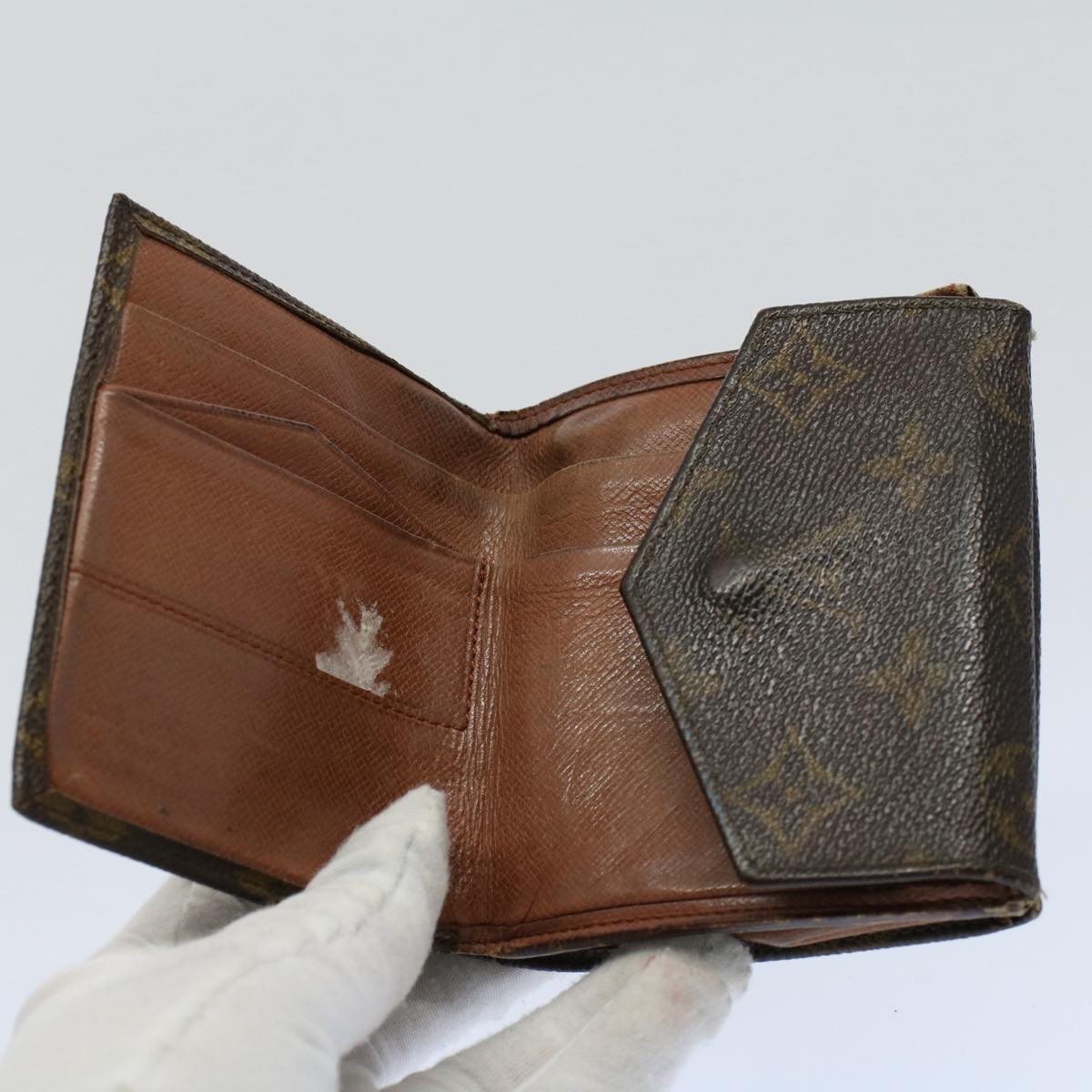 LOUIS VUITTON Monogram Epi Wallet 10set Red LV 54091