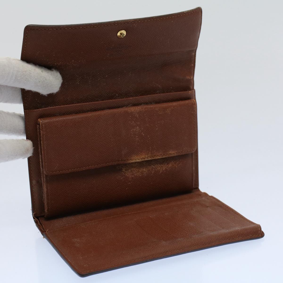 LOUIS VUITTON Monogram Epi Wallet 10set Red LV 54091