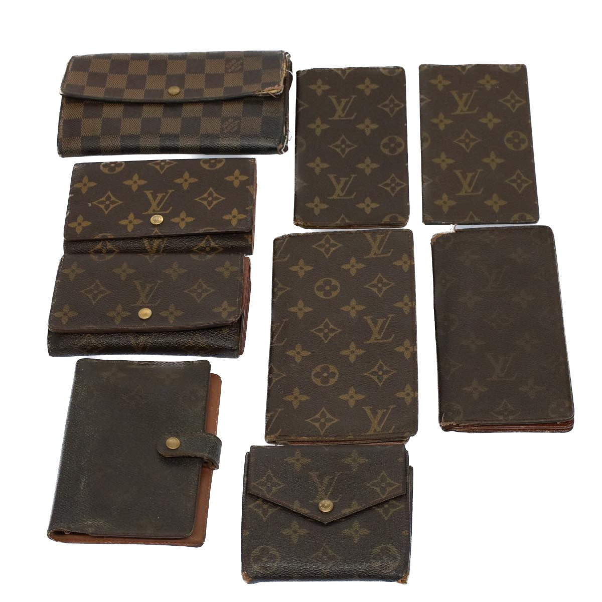 LOUIS VUITTON Monogram Wallet 9Set LV 54099