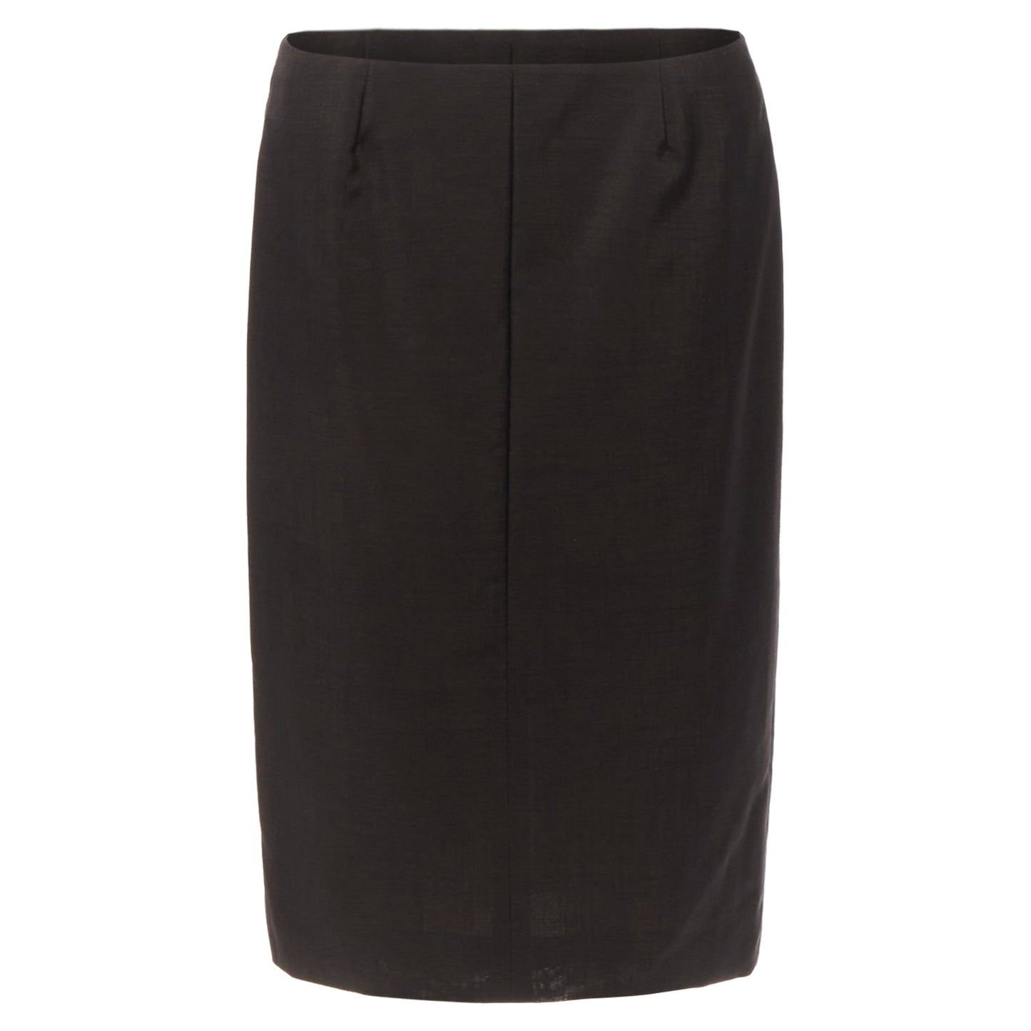Gucci Tom Ford wool mohair mid waist back slit pencil skirt