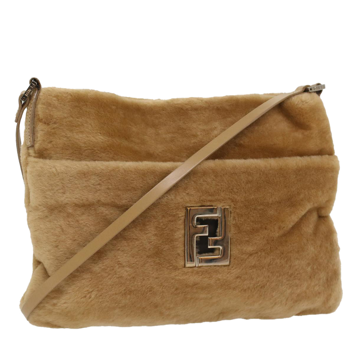 Luxury FendiShoulder Bag fur Brown54120