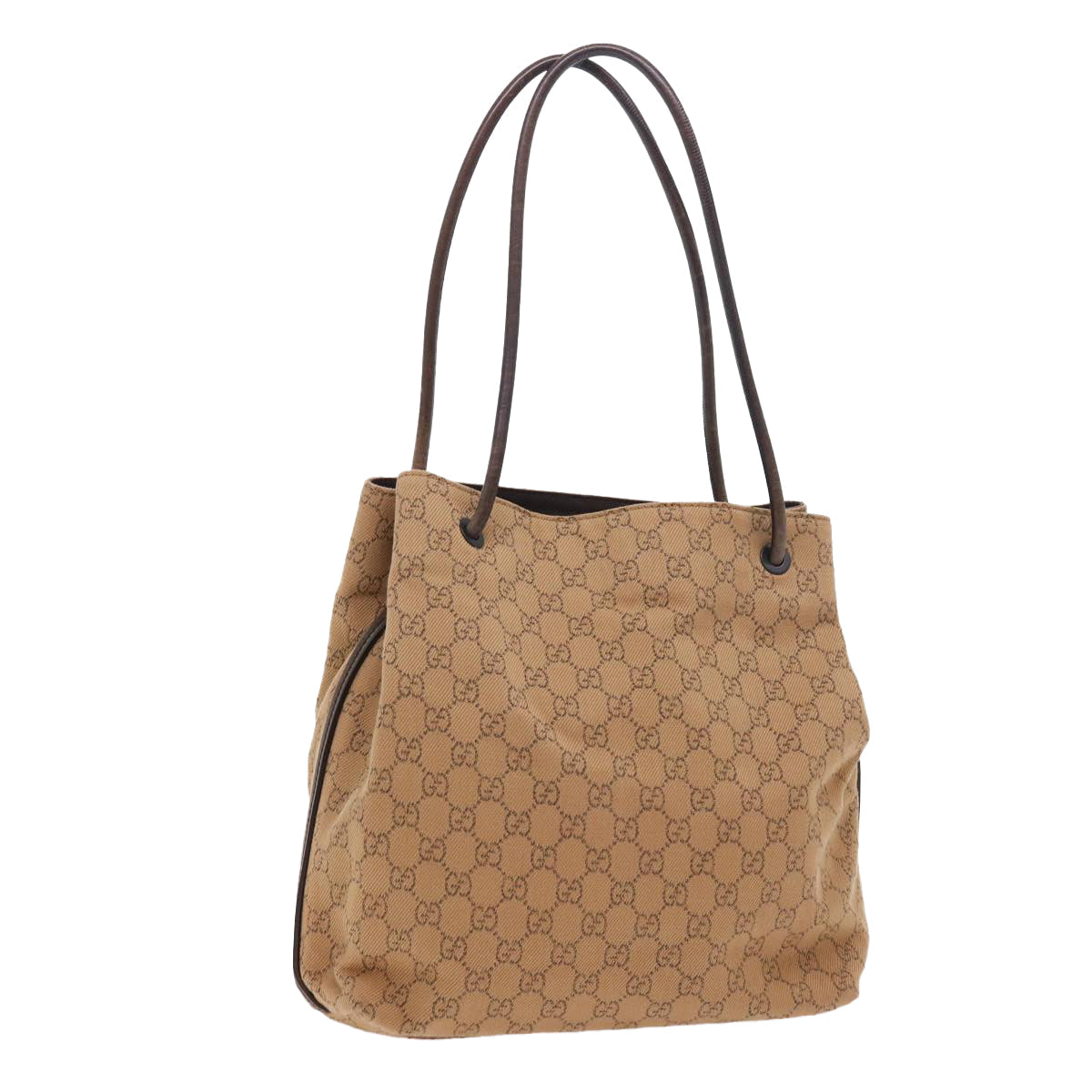 Luxury Gucci GG Canvas Shoulder Bag Brown 101341  54133