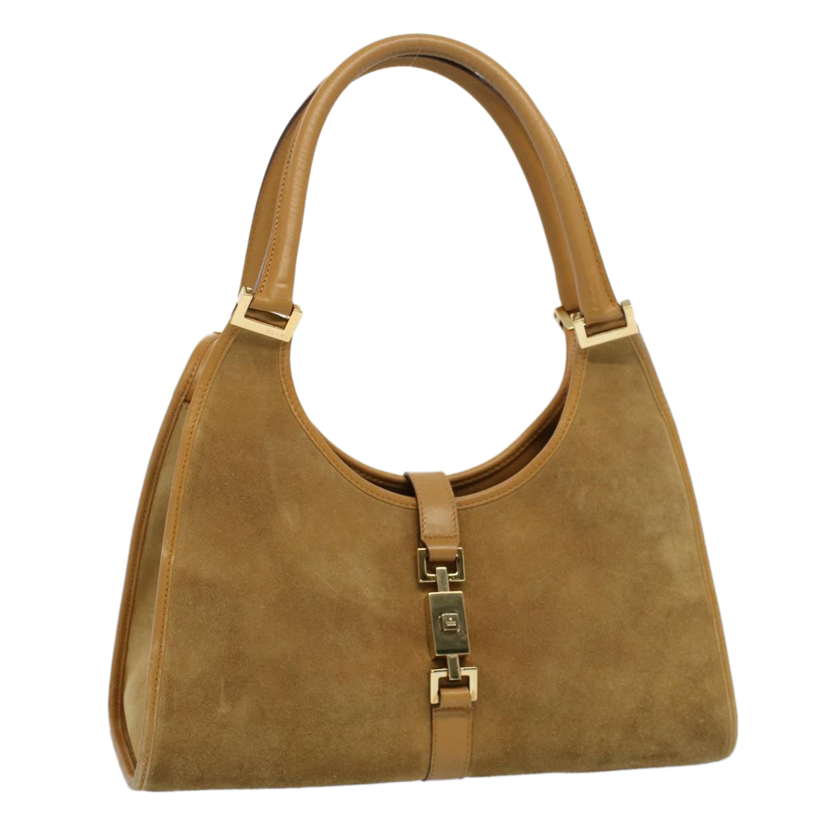Luxury Gucci Jackie Hand Bag Suede Beige 002 1067  54144