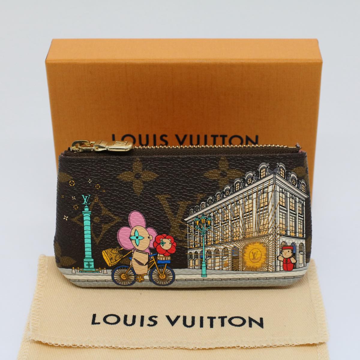 LOUIS VUITTON Monogram Vivienne Pochette Cles Coin Purse M81639 LV 54164