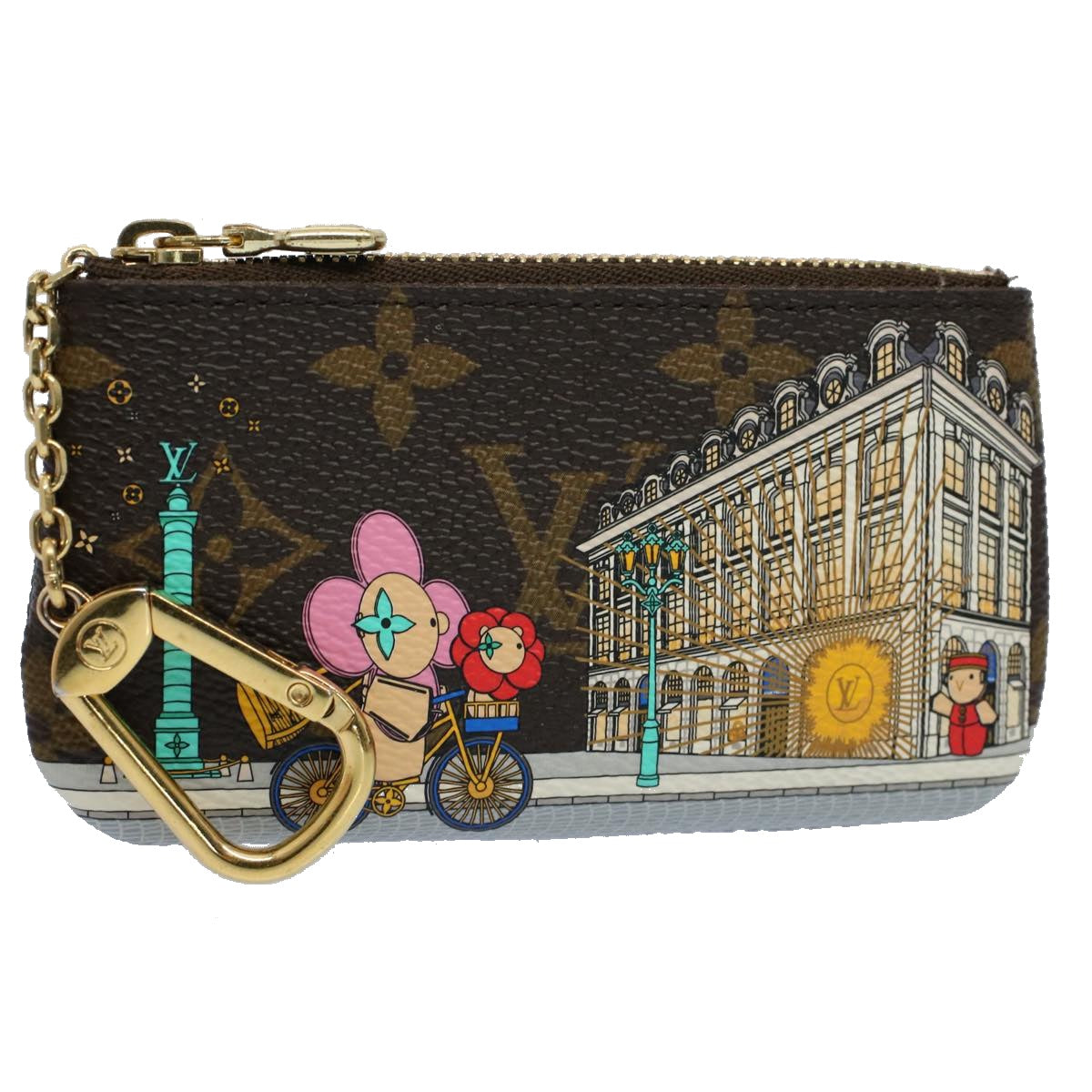LOUIS VUITTON Monogram Vivienne Pochette Cles Coin Purse M81639 LV 54164
