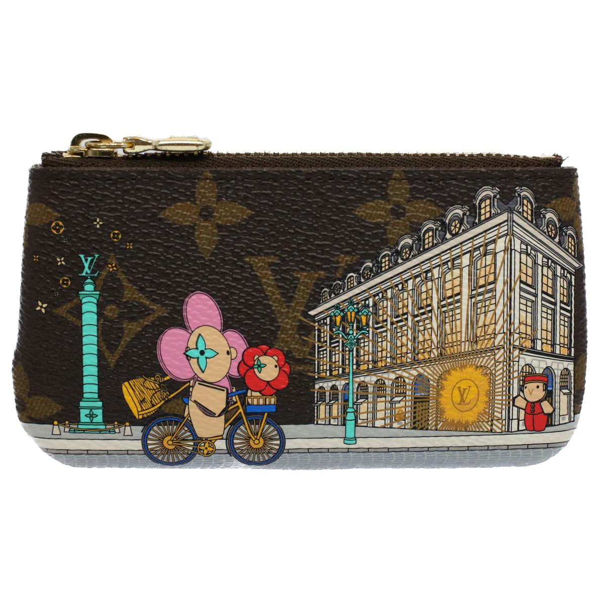 LOUIS VUITTON Monogram Vivienne Pochette Cles Coin Purse M81639 LV 54164