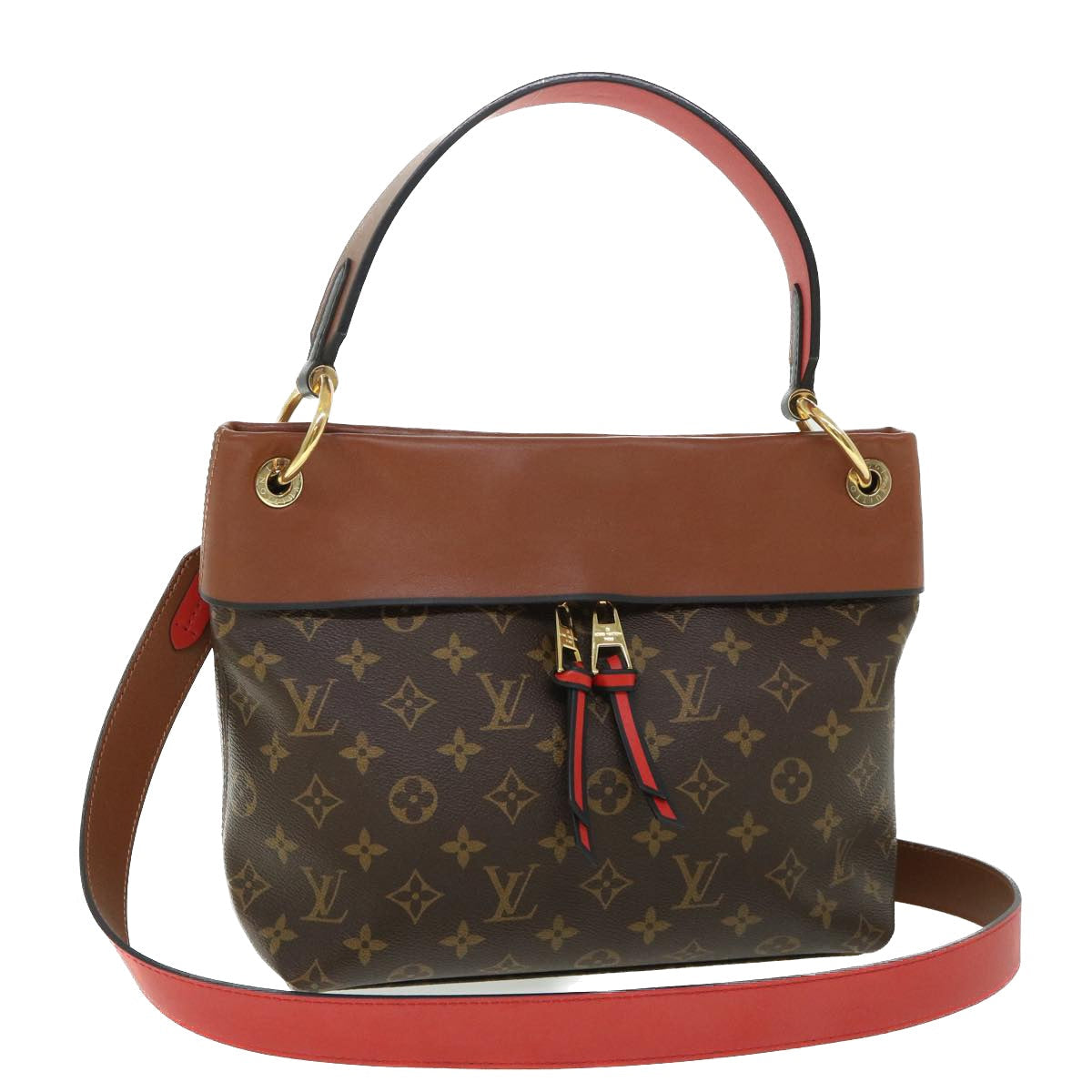 LOUIS VUITTON Monogram Tuile Reevess Shoulder Bag 2way M43157 LV 54172A