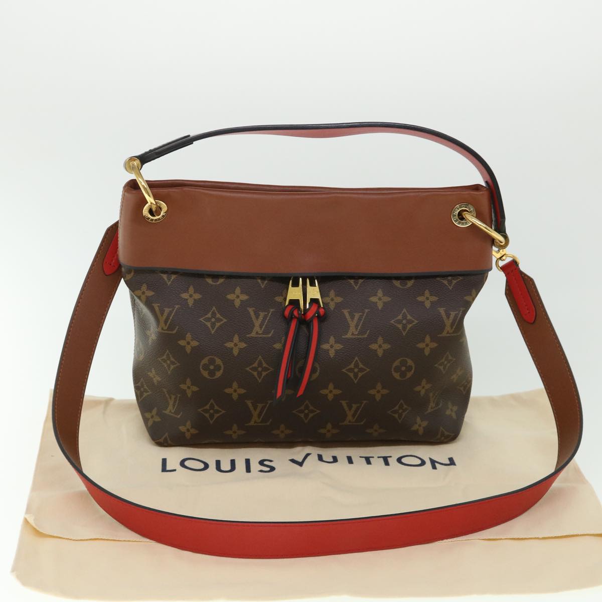 LOUIS VUITTON Monogram Tuile Reevess Shoulder Bag 2way M43157 LV 54172A