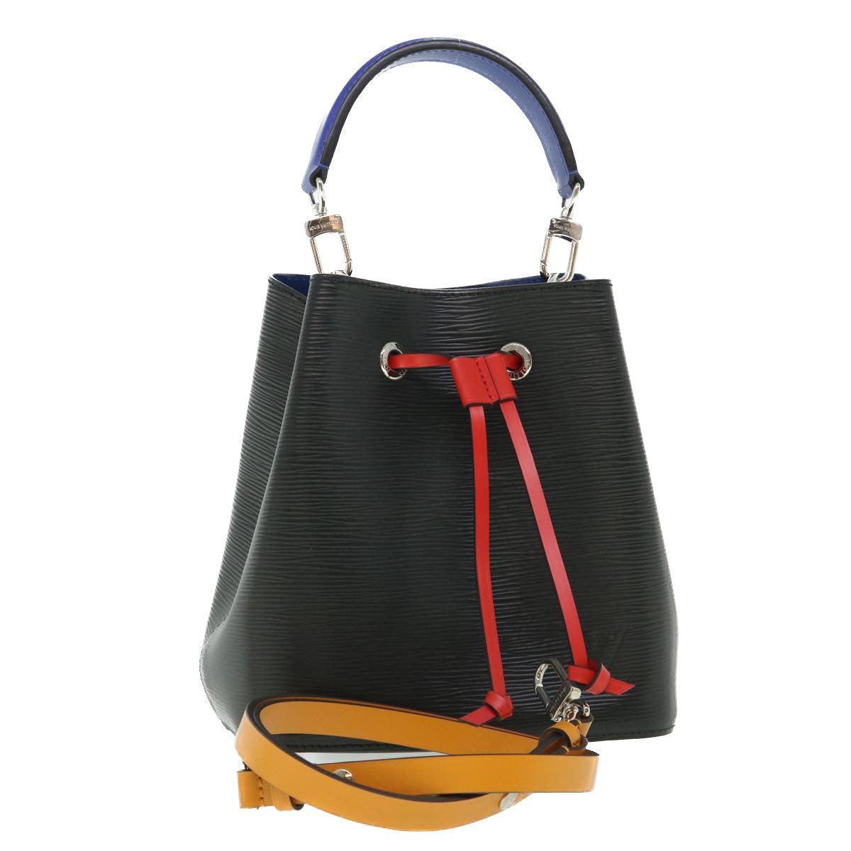 LOUIS VUITTON Epi Neo Noe BB Shoulder Bag Noir Red Saffron M52853 LV 54175A
