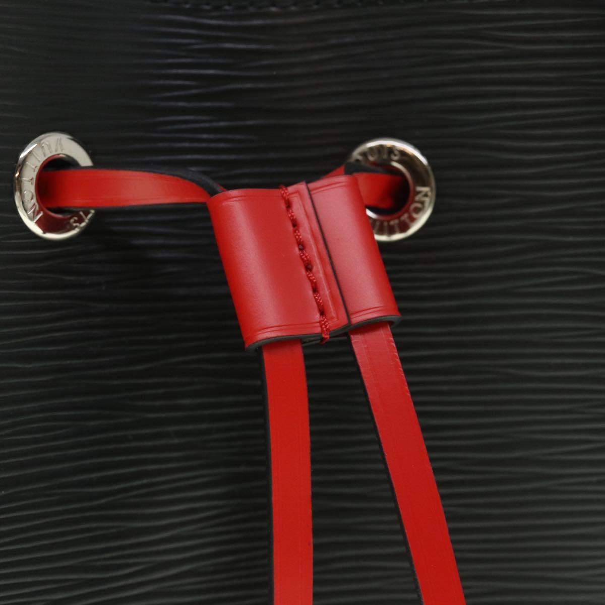 LOUIS VUITTON Epi Neo Noe BB Shoulder Bag Noir Red Saffron M52853 LV 54175A