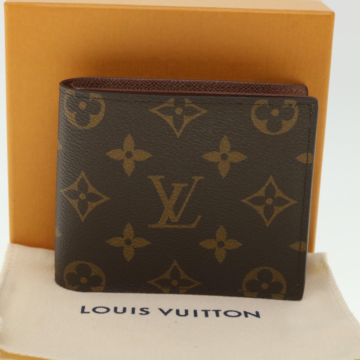 LOUIS VUITTON Monogram Portefeuille Marco NM Bifold Wallet M62288 LV 54191A
