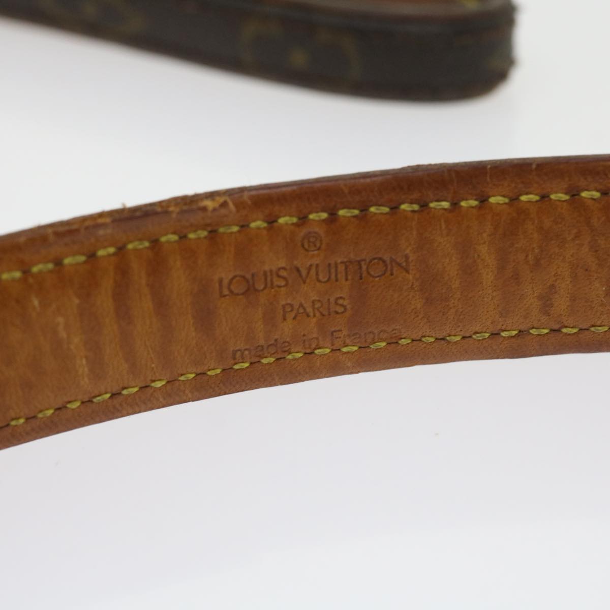 LOUIS VUITTON Monogram Less Baxter MM Collier Baxter Dog Leash 2Set 54225