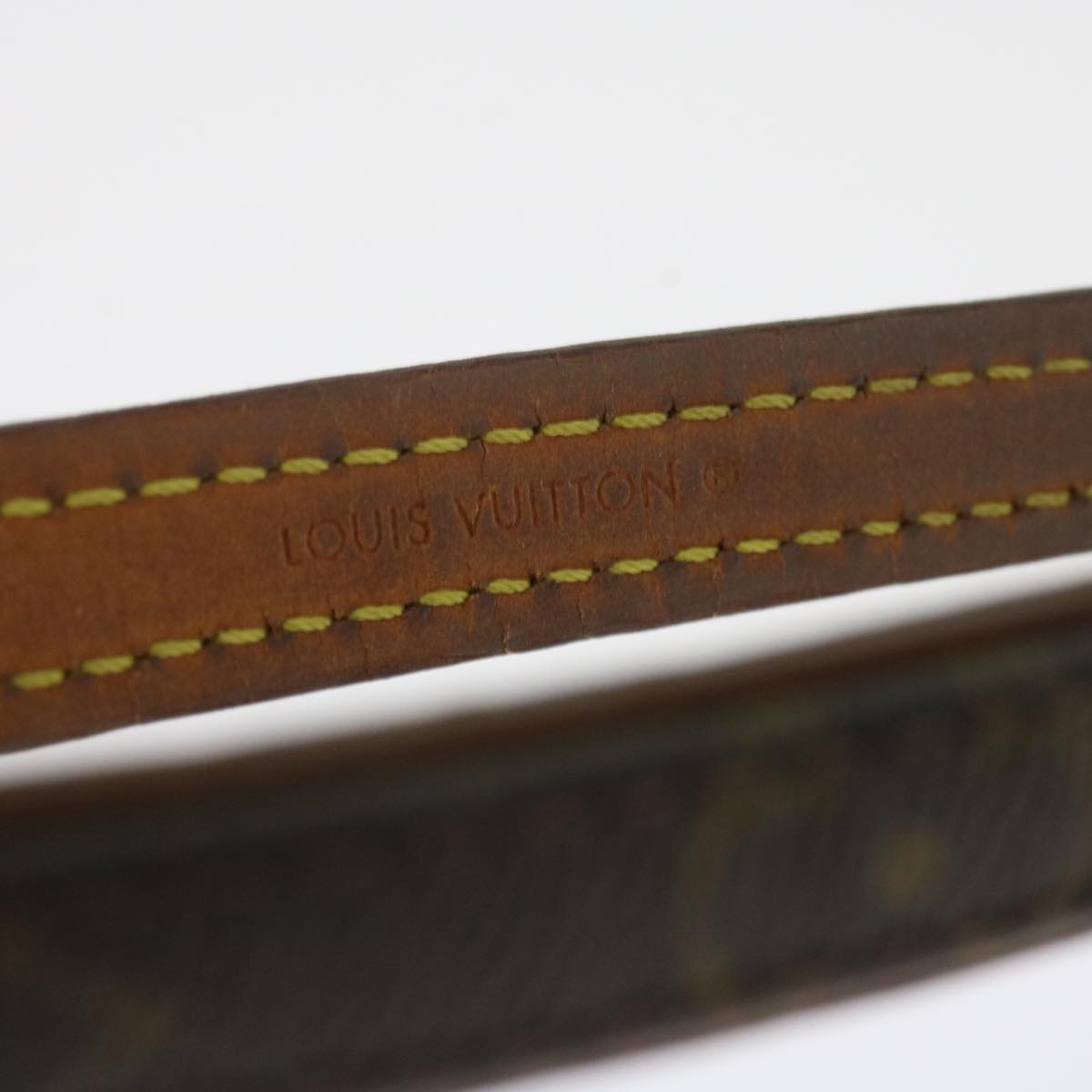 LOUIS VUITTON Monogram Less Baxter MM Collier Baxter Dog Leash 2Set 54225