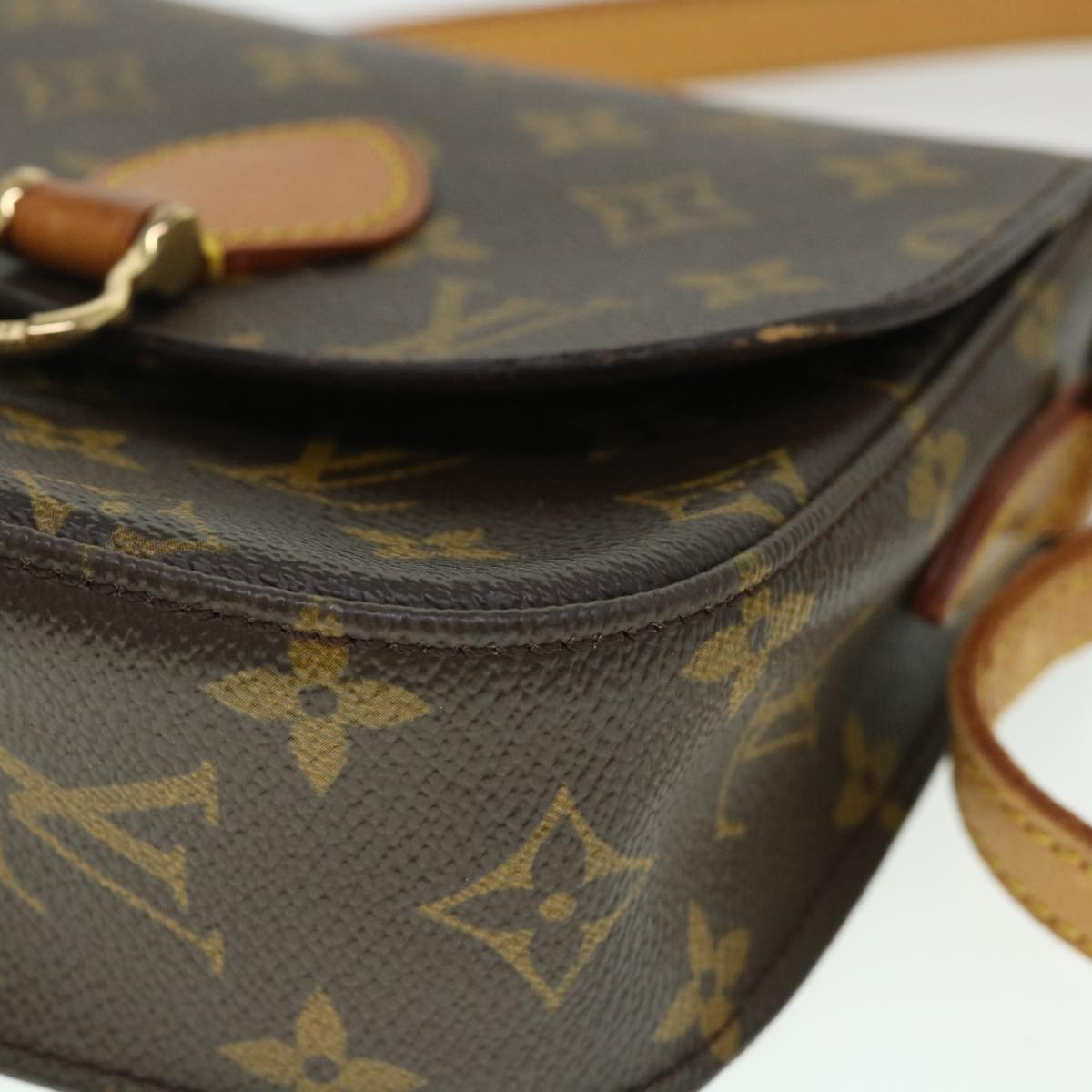 LOUIS VUITTON Monogram Saint Cloud PM Shoulder Bag M51244 LV 54229
