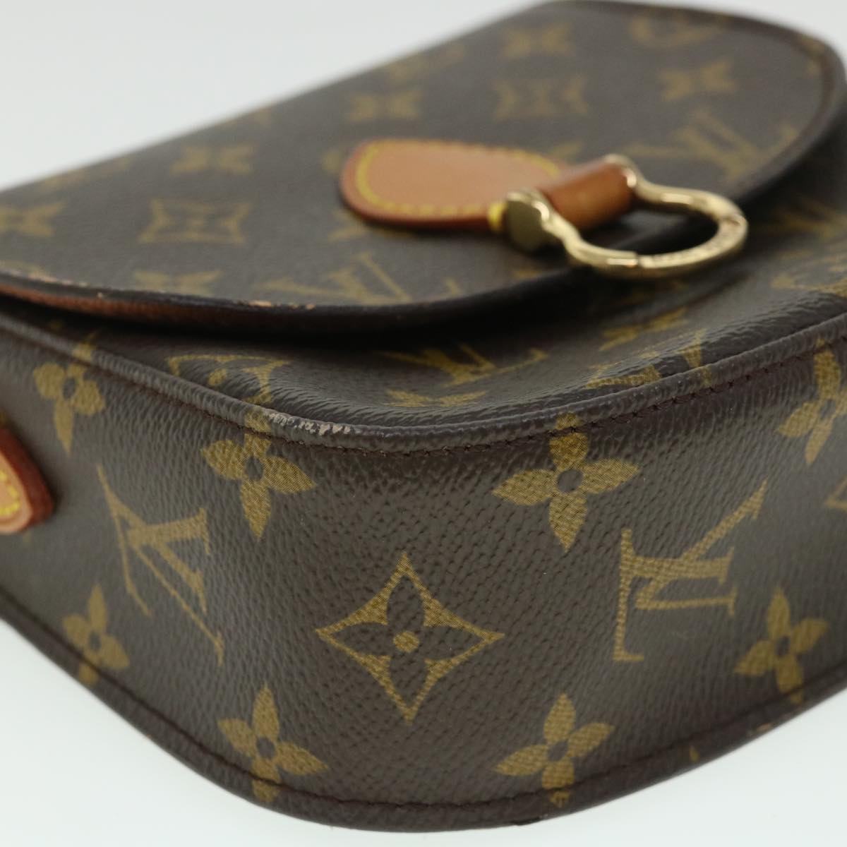 LOUIS VUITTON Monogram Saint Cloud PM Shoulder Bag M51244 LV 54229