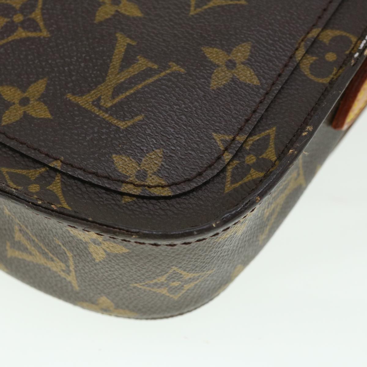 LOUIS VUITTON Monogram Saint Cloud PM Shoulder Bag M51244 LV 54229
