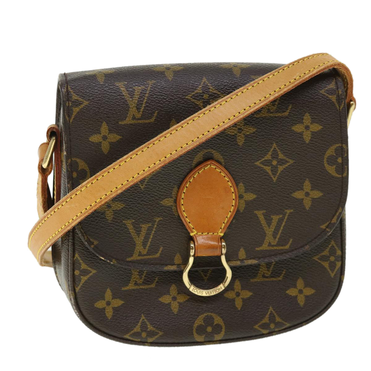LOUIS VUITTON Monogram Saint Cloud PM Shoulder Bag M51244 LV 54229