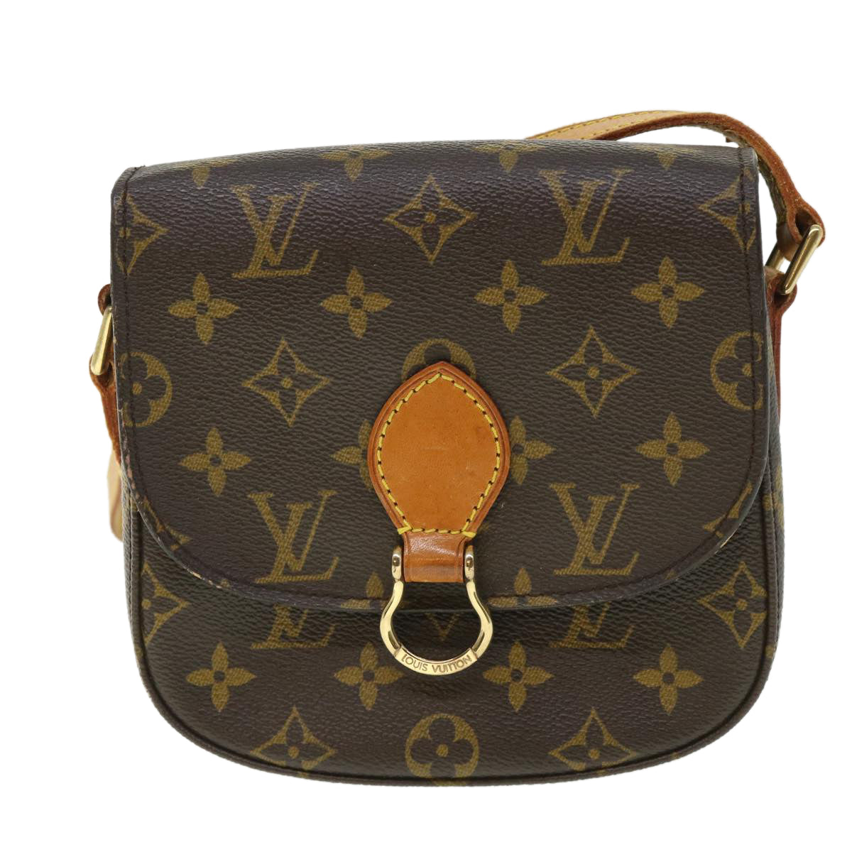 LOUIS VUITTON Monogram Saint Cloud PM Shoulder Bag M51244 LV 54229