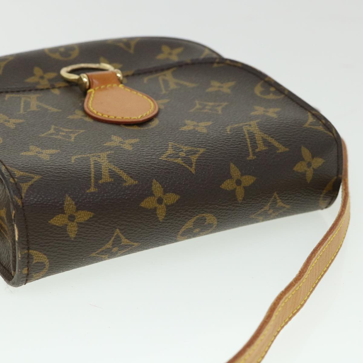 LOUIS VUITTON Monogram Saint Cloud PM Shoulder Bag M51244 LV 54229