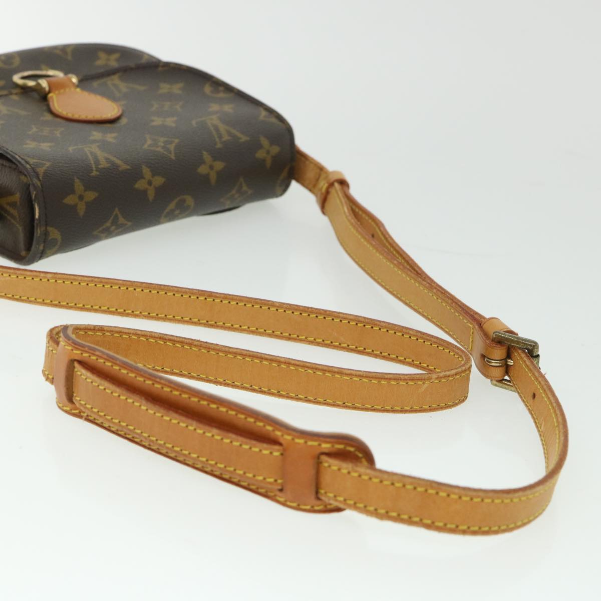 LOUIS VUITTON Monogram Saint Cloud PM Shoulder Bag M51244 LV 54229