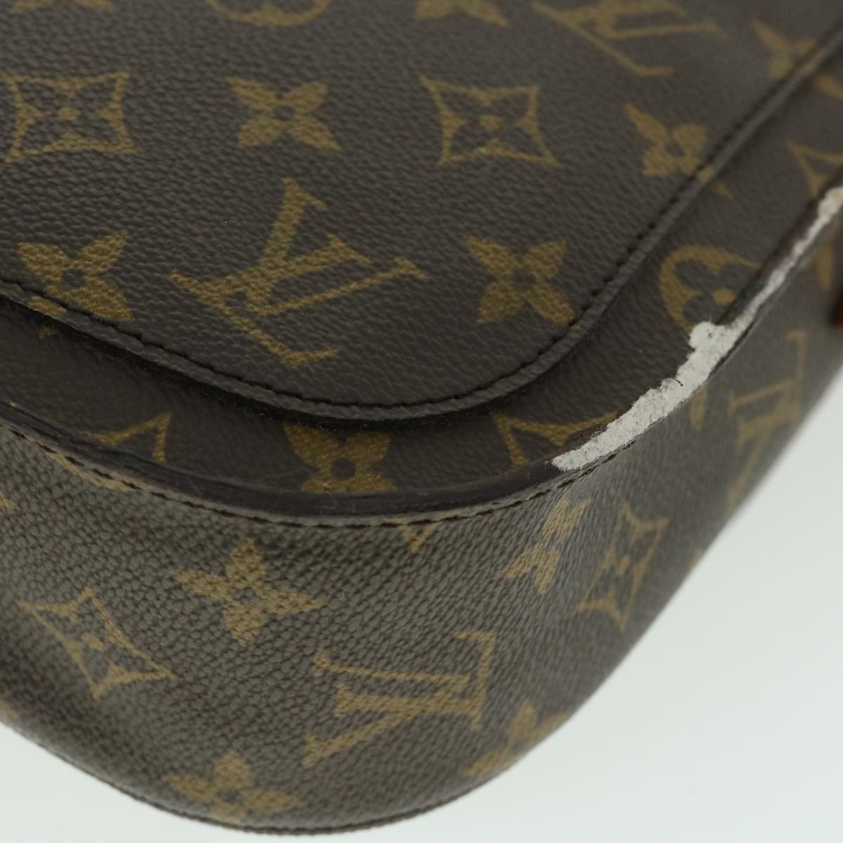 LOUIS VUITTON Monogram Saint Cloud GM Shoulder Bag M51242 LV 54230