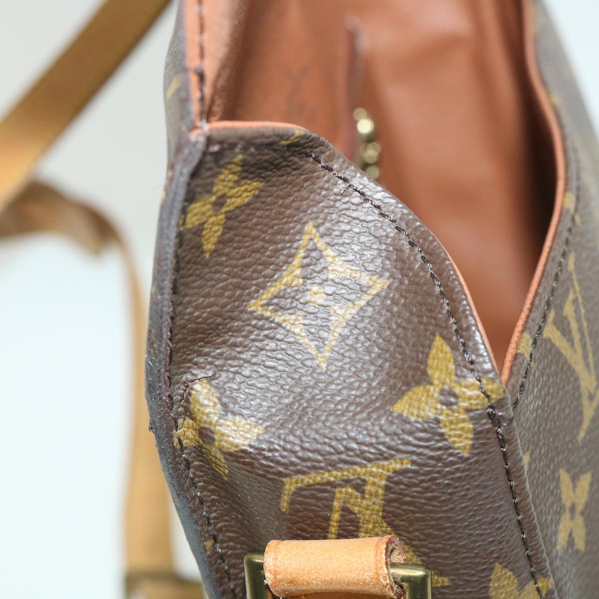 LOUIS VUITTON Monogram Saint Cloud GM Shoulder Bag M51242 LV 54230