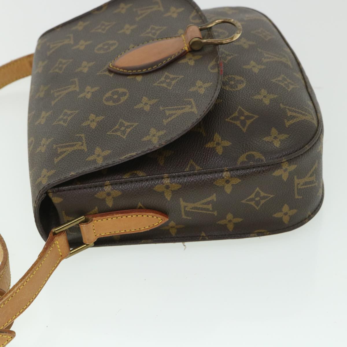 LOUIS VUITTON Monogram Saint Cloud GM Shoulder Bag M51242 LV 54230