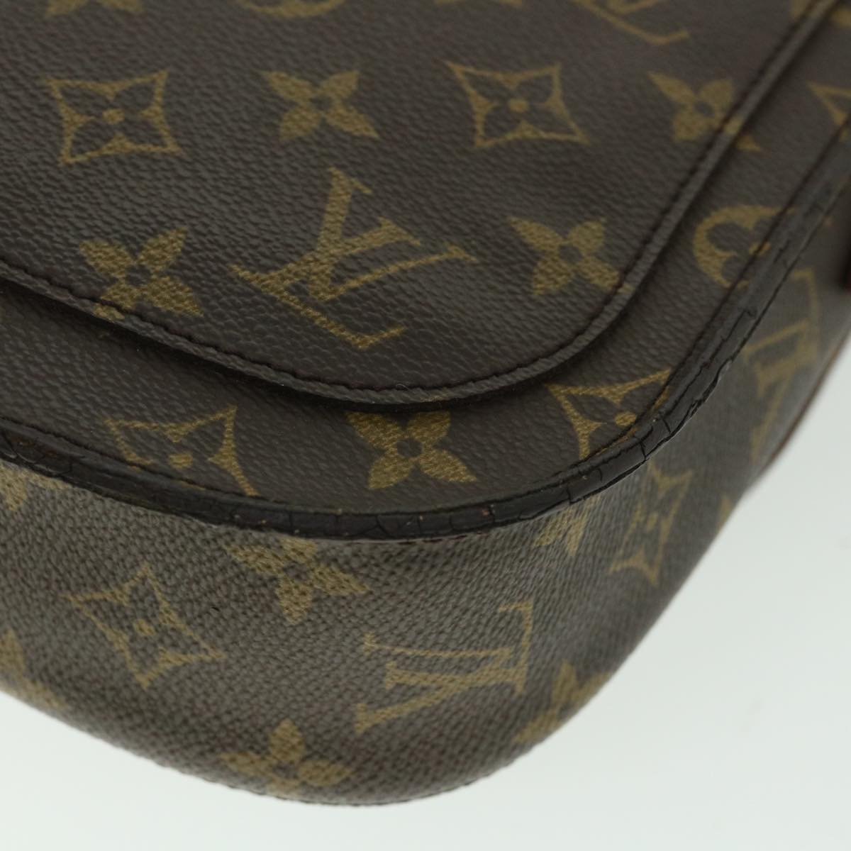 LOUIS VUITTON Monogram Saint Cloud GM Shoulder Bag M51242 LV 54231