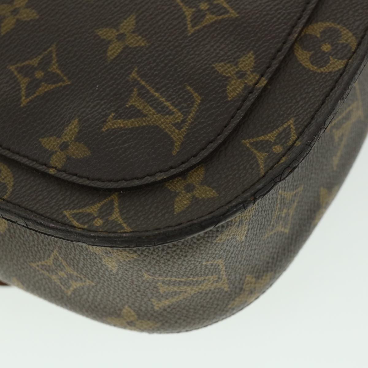 LOUIS VUITTON Monogram Saint Cloud GM Shoulder Bag M51242 LV 54231