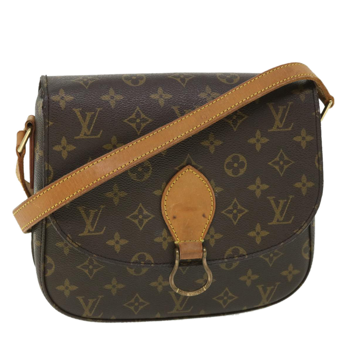 LOUIS VUITTON Monogram Saint Cloud GM Shoulder Bag M51242 LV 54231
