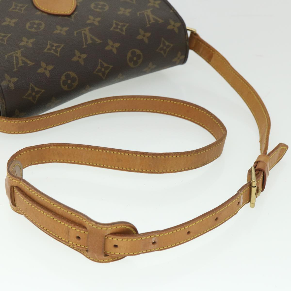 LOUIS VUITTON Monogram Saint Cloud GM Shoulder Bag M51242 LV 54231
