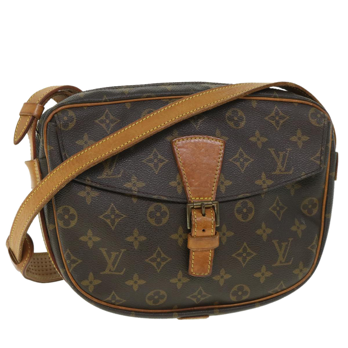 LOUIS VUITTON Monogram Jeune Fille GM Shoulder Bag M51225 LV 54237