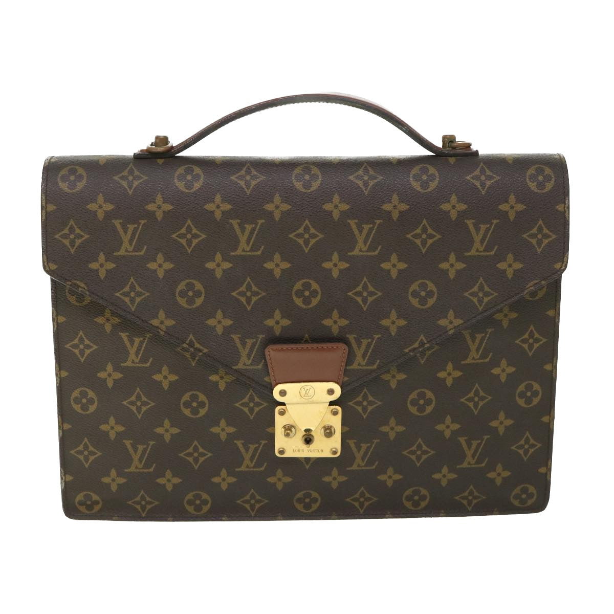 LOUIS VUITTON Monogram Porte Documents Bandouliere Bag 2way M53338 LV 54247