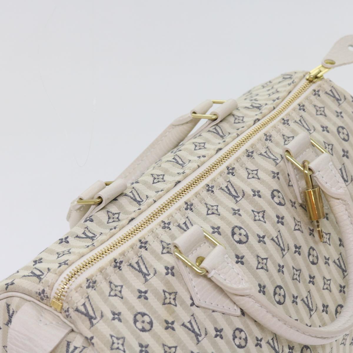 LOUIS VUITTON Monogram Mini Lin Croisette Speedy 30 Hand Bag M95500 54255A