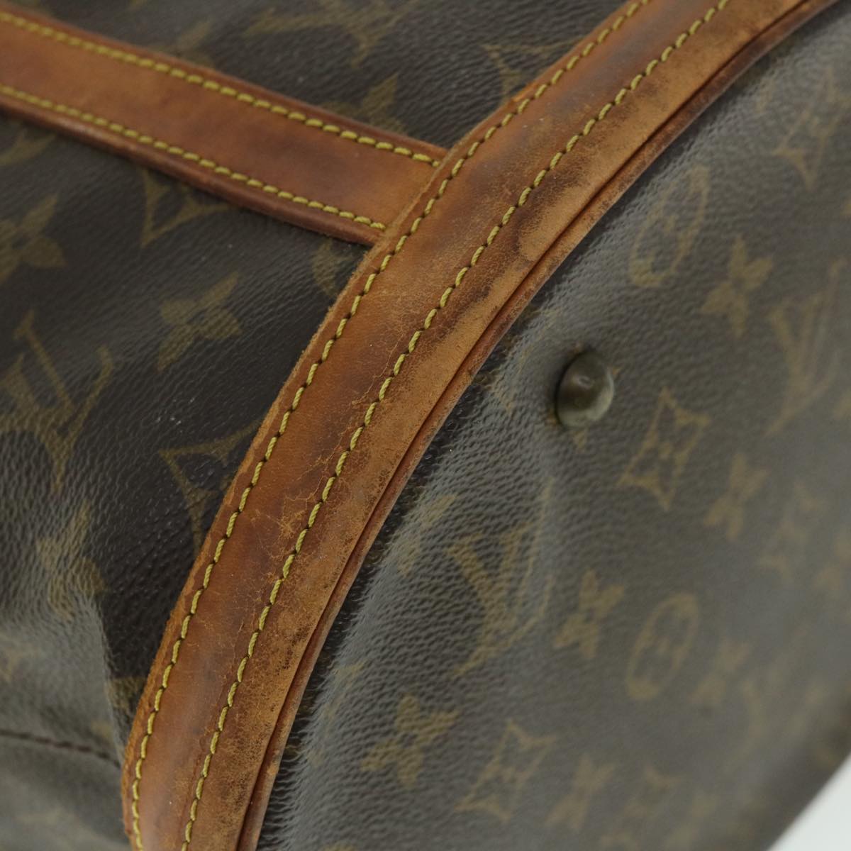 LOUIS VUITTON Monogram Bucket GM Shoulder Bag Vintage M42236 LV 54283