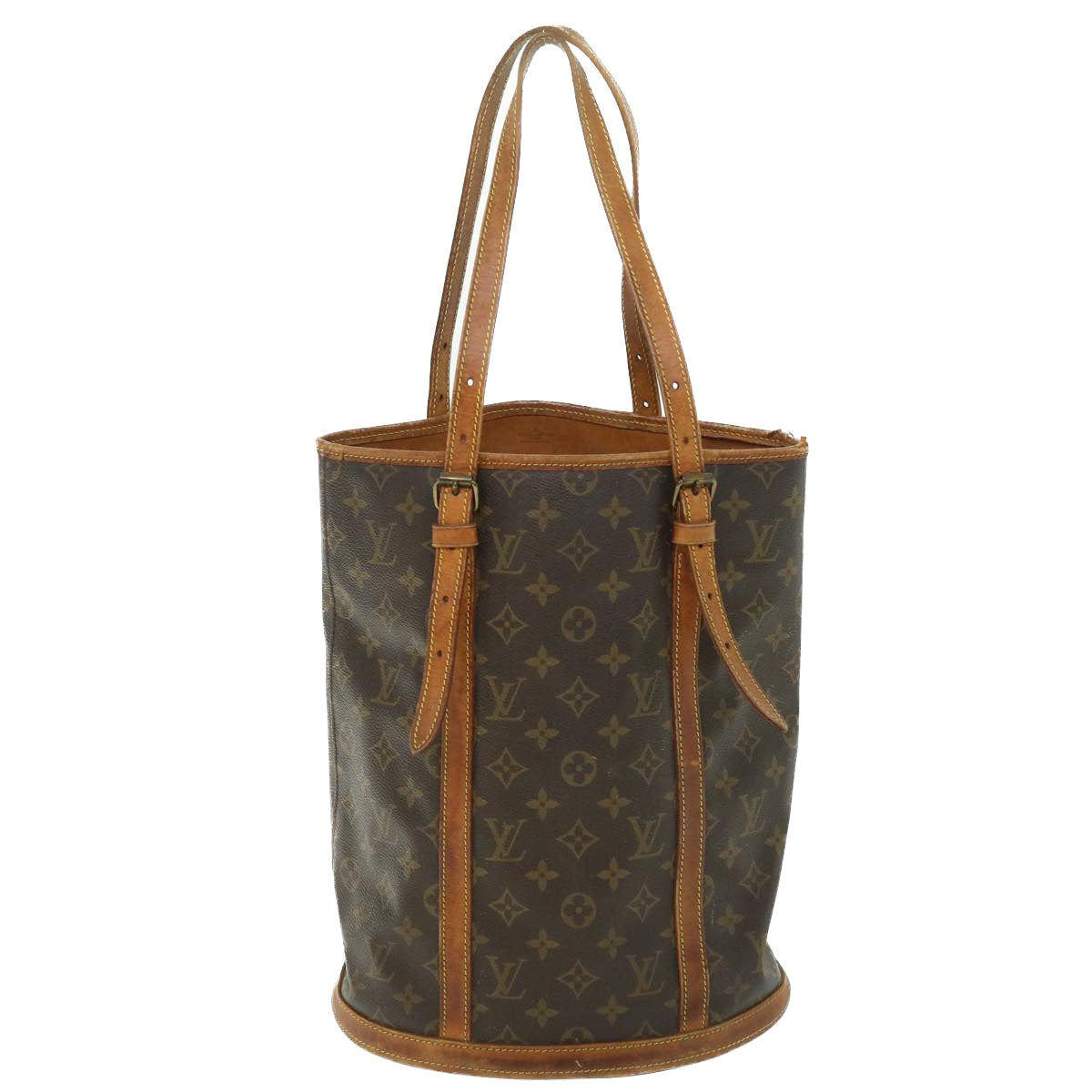 LOUIS VUITTON Monogram Bucket GM Shoulder Bag Vintage M42236 LV 54283