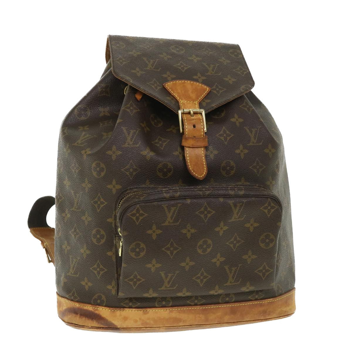 LOUIS VUITTON Monogram Montsouris GM Backpack M51135 LV 54300