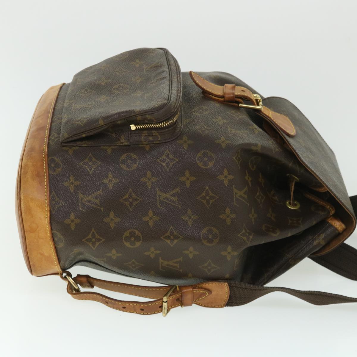 LOUIS VUITTON Monogram Montsouris GM Backpack M51135 LV 54300