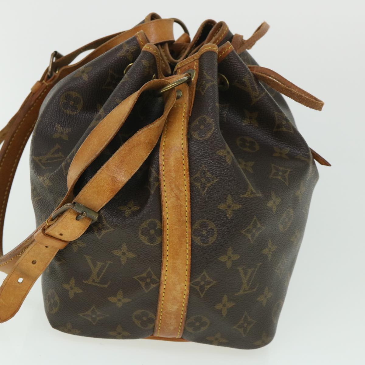 LOUIS VUITTON Monogram Petit Noe Shoulder Bag M42226 LV 54317