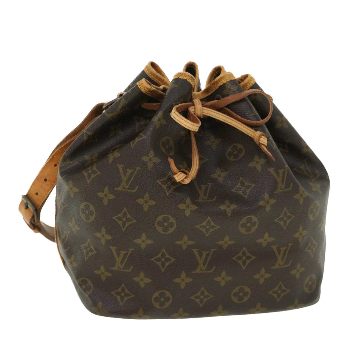 LOUIS VUITTON Monogram Petit Noe Shoulder Bag M42226 LV 54318