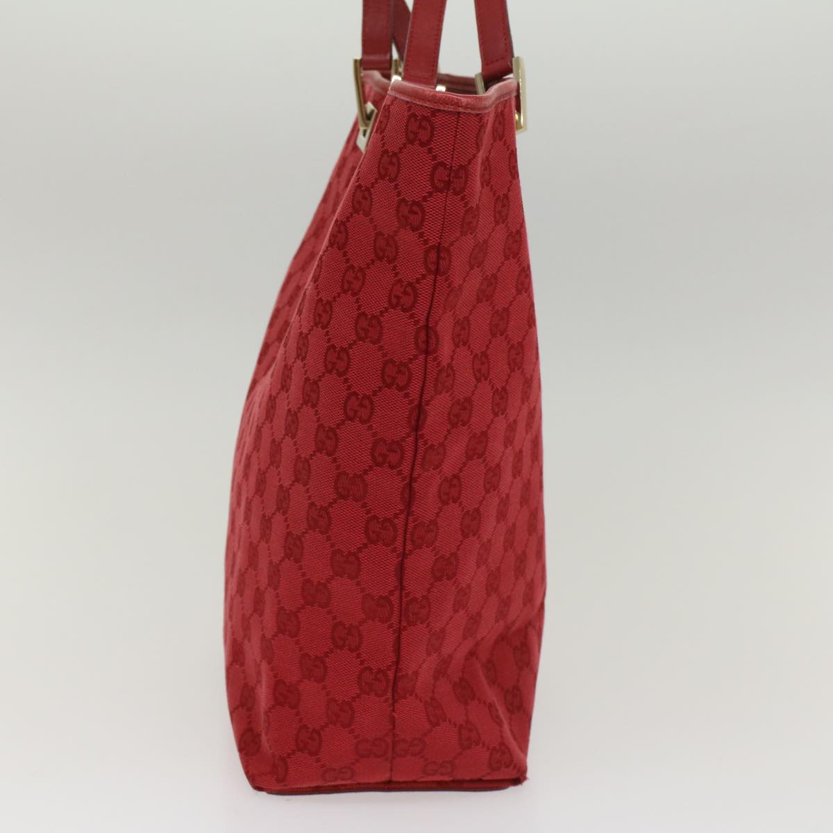 Luxury Gucci GG Canvas Tote Bag Red 002 1098 3444  54328