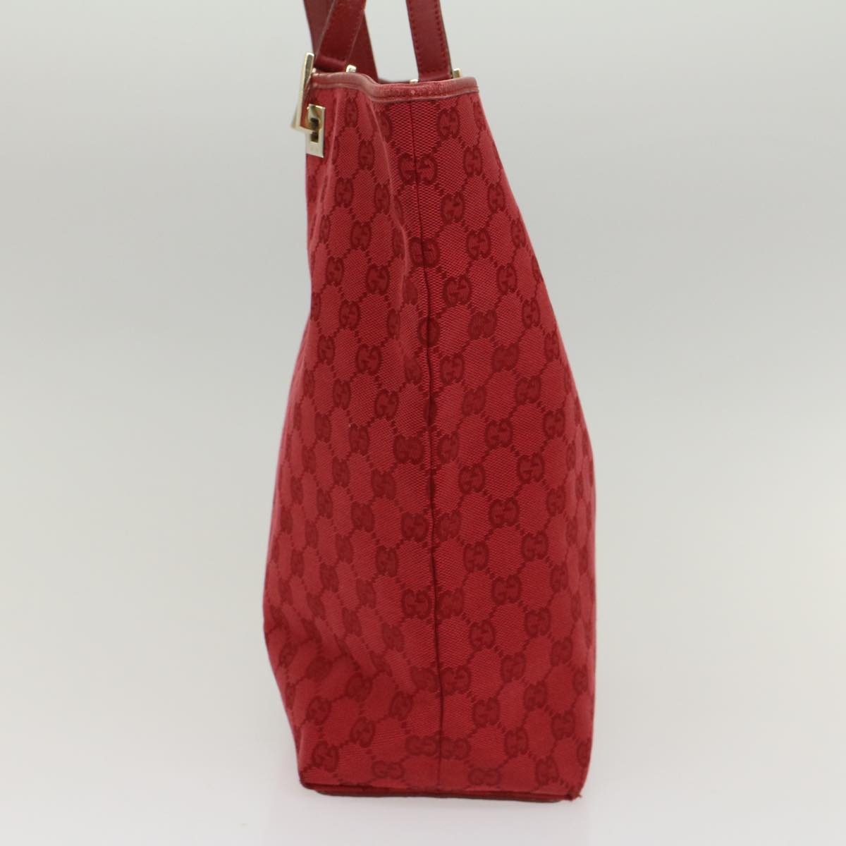 Luxury Gucci GG Canvas Tote Bag Red 002 1098 3444  54328