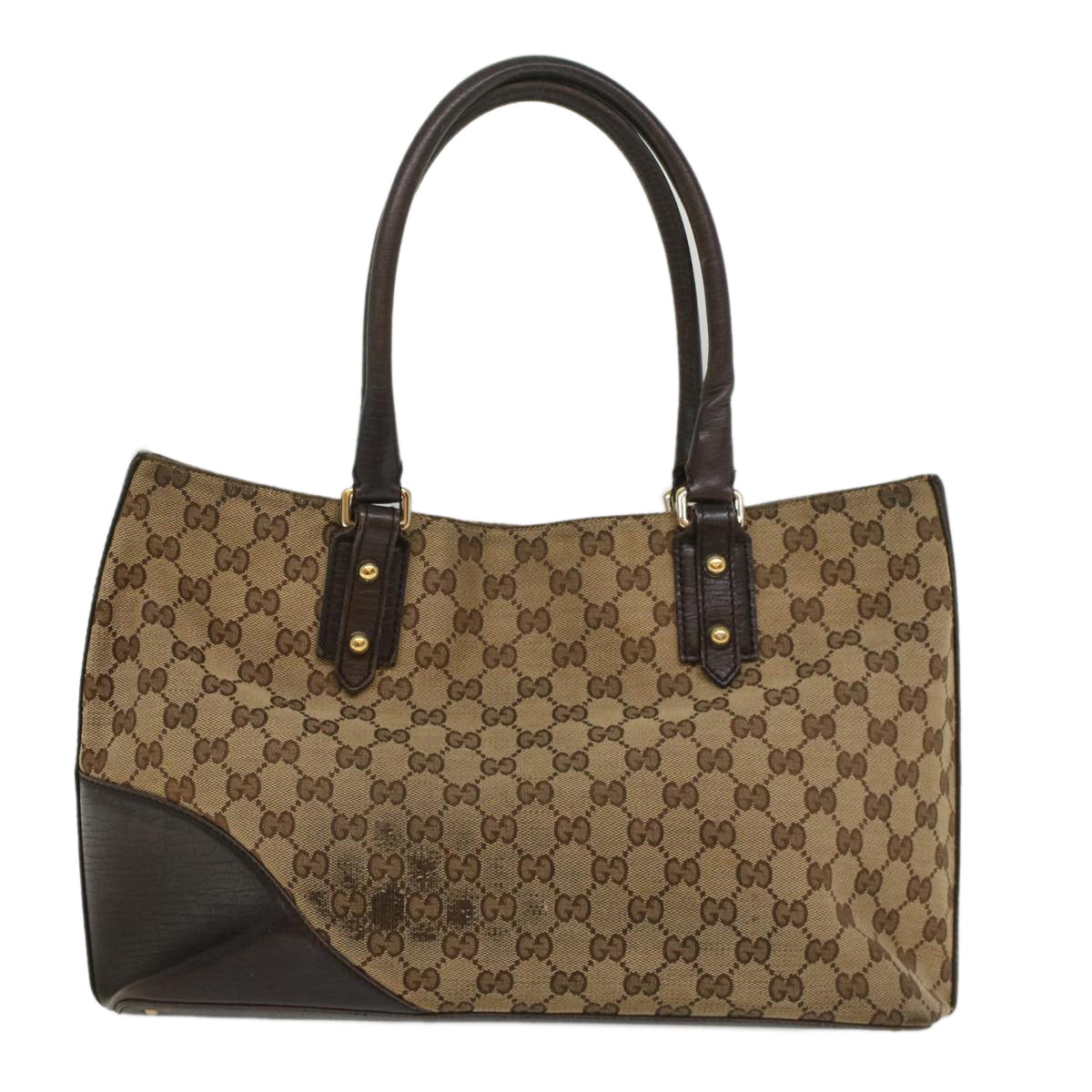 Luxury Gucci GG Canvas Web Sherry Line Tote Bag Beige Red Green 137385  54334