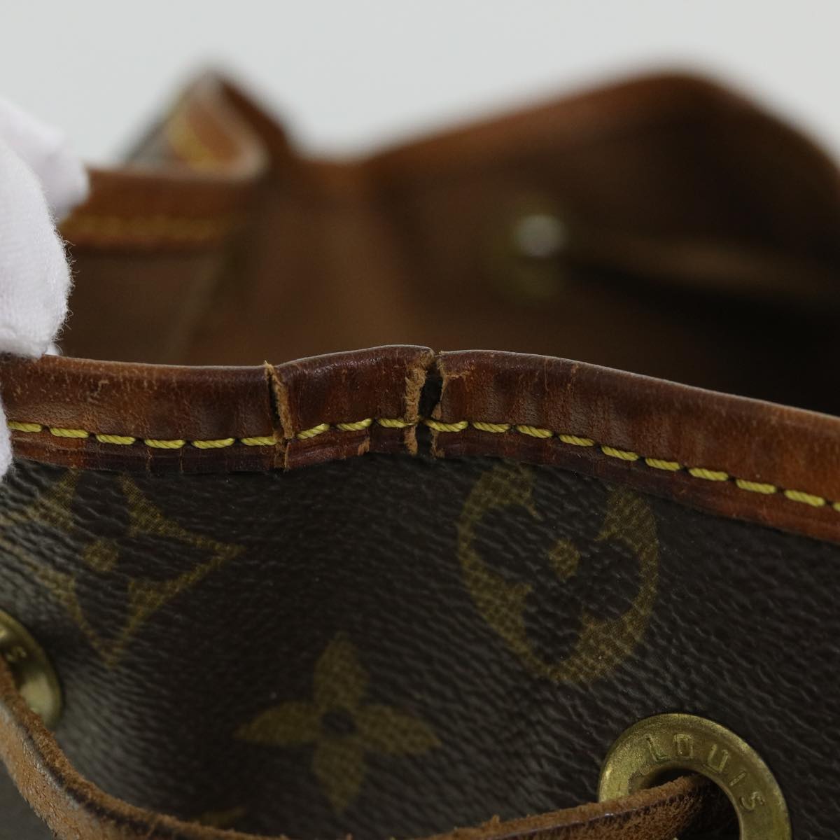 LOUIS VUITTON Monogram Montsouris GM Backpack M51135 LV 54419