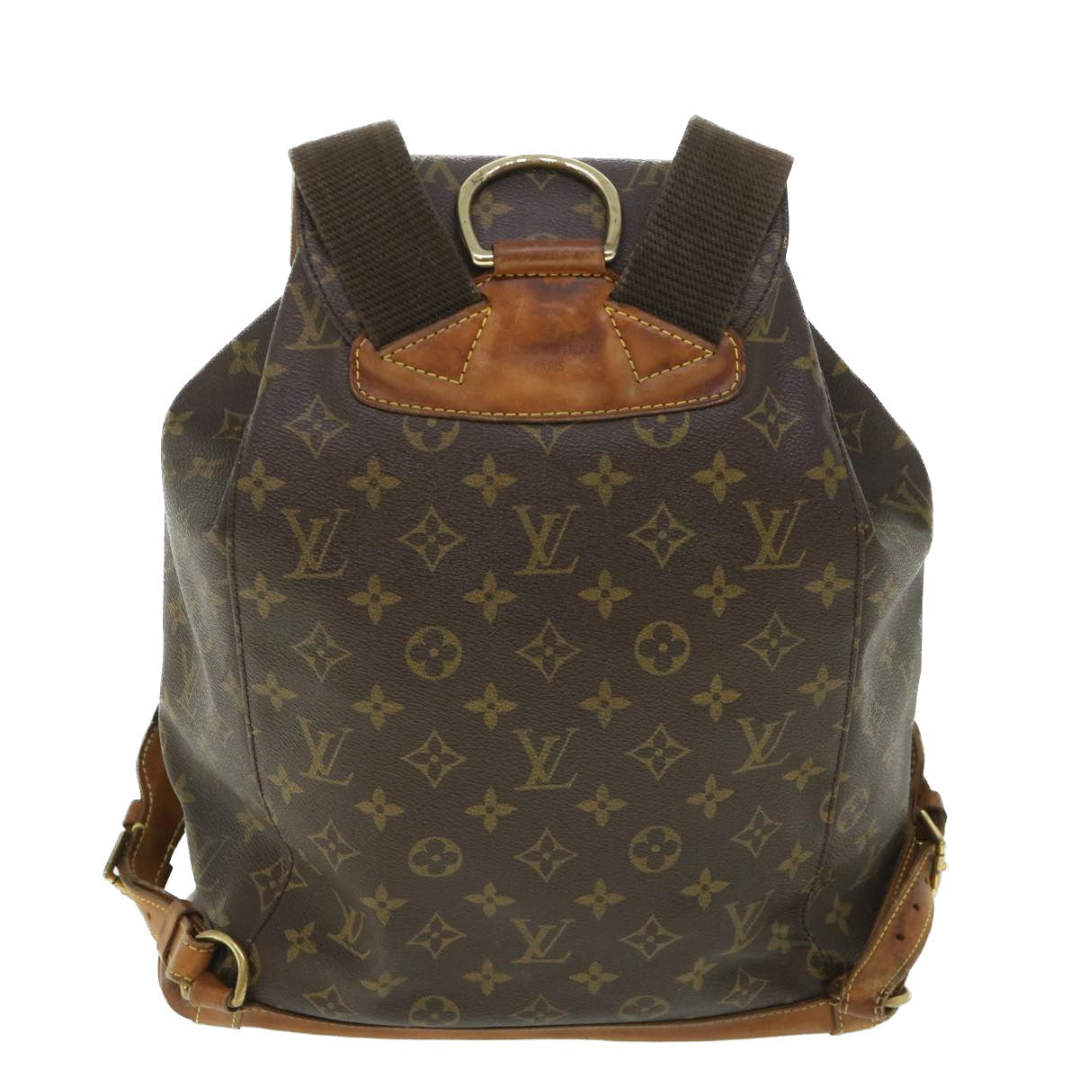 LOUIS VUITTON Monogram Montsouris GM Backpack M51135 LV 54419