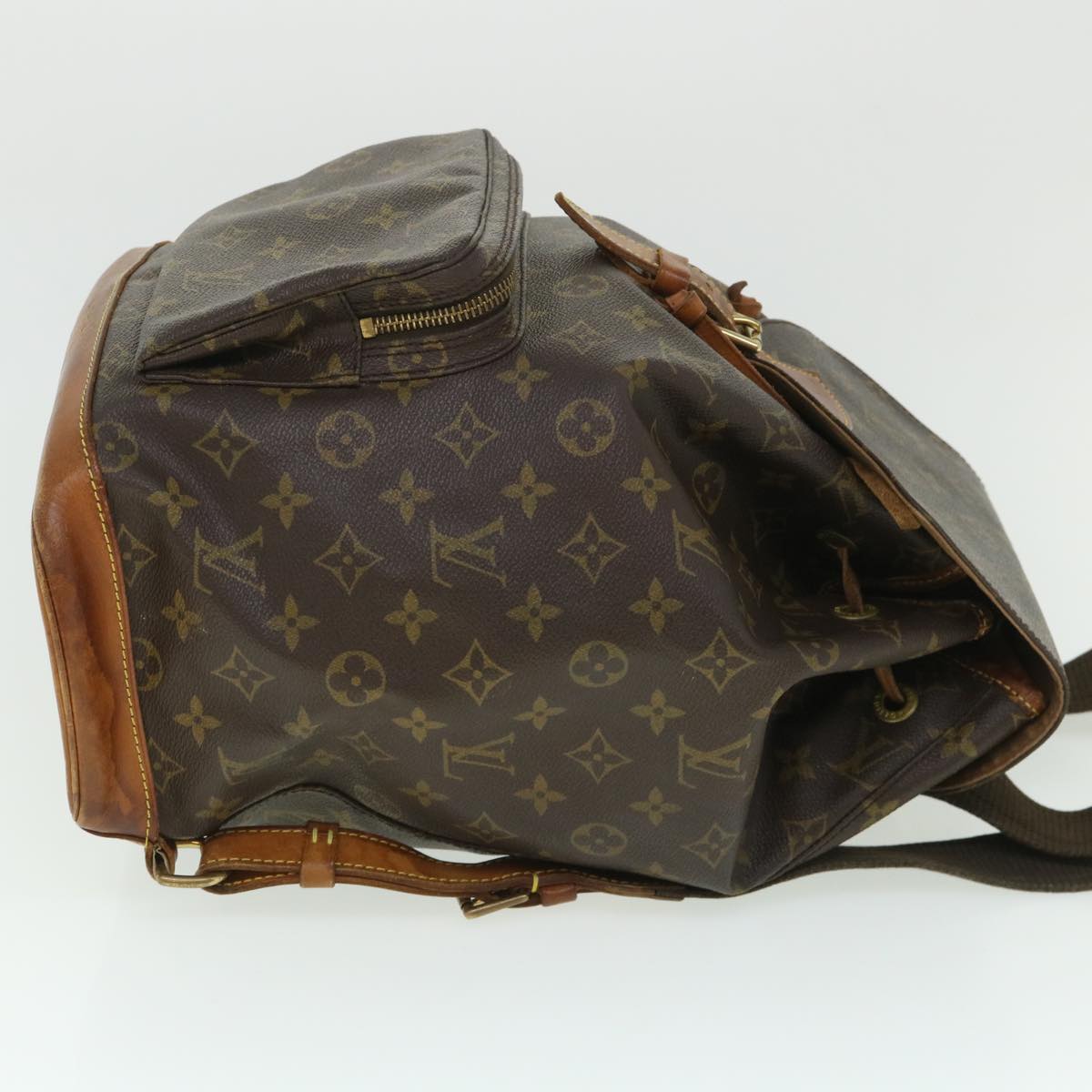 LOUIS VUITTON Monogram Montsouris GM Backpack M51135 LV 54419
